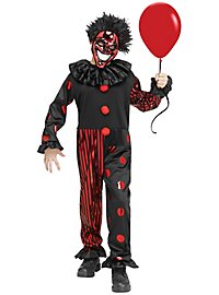 High gloss horror clown costume for kids