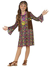 Hippie child costume for girls