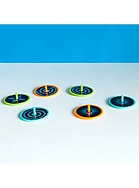 Holografische Kreisel in verschiedenen Farben, 5 Stück