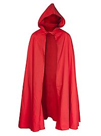 Hooded cape red