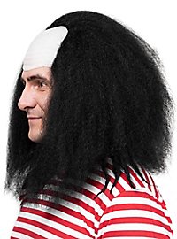 Horror Clown Wig black maskworld