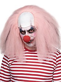 Horror clown wig pink