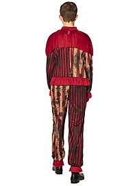 Horror movie clown costume for teenagers