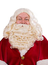 Hvidblond Julemandsskæg & Paryk Deluxe