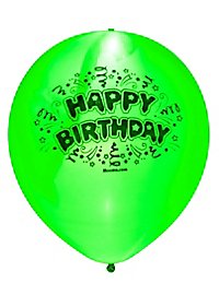 Illuminated balloons Happy Birthday