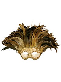 Incas Colombina Stucco Craquele Guld - Venetiansk Maske