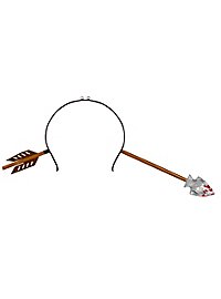 Indian arrow in the head accessory