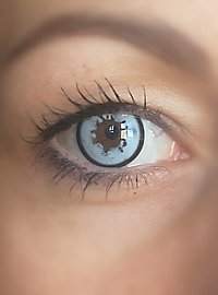 Infizierter Kontaktlinsen