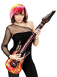 Inflatable flame guitar
