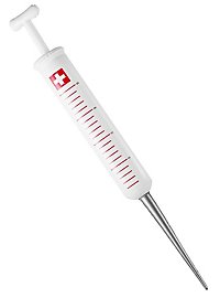 Inflatable syringe