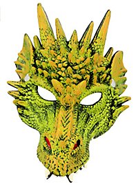 Jade Dragon Half Mask