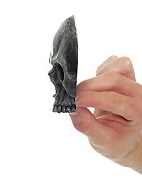 Jagged deco skull made of resin (small)