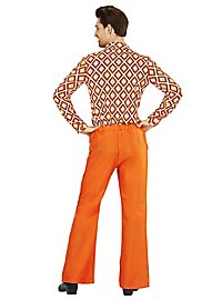 Jaren 70 Herenbroek Oranje