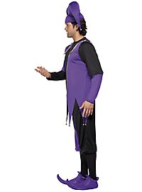 Jester costume black-purple
