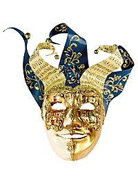 Jolly Carte Maschile oro bianco - Venezianische Maske