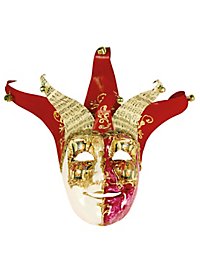 Jolly Carte Maschile rosso bianco - masque vénitien