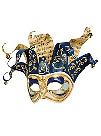 Jolly colombina Monica bianco blu - Venetian Mask