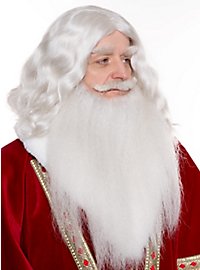 Julemands Skægsæt Med Fuldskæg Og Overskæg