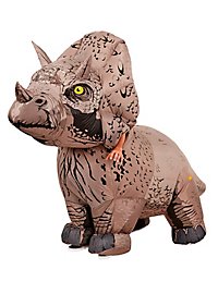 Jurassic World – oppusteligt Triceratops-dinosauruskostume