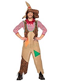 Jute bag scarecrow costume