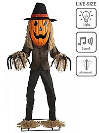 Kæmpe Græskarspøgelse – Halloween Pynt Med Lyd Og Animation – 182 Cm