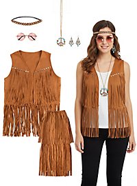Kit de déguisement hippie