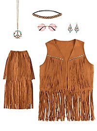 Kit de déguisement hippie