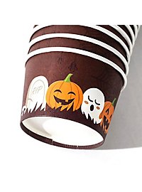 Ensemble Vaisselle Halloween - Assiettes, Serviettes, Nappe En Papier, Décorations De Fête Pour Enfants