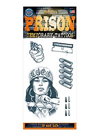 Kit de tatouage adhésif pour détenus