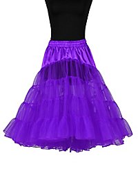 Knielanger Petticoat violett