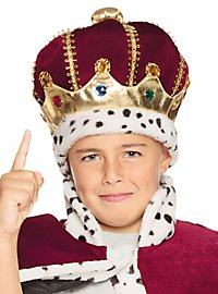 Königskrone Hermelin für Kinder
