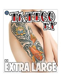 Koi Klebe-Tattoo XL