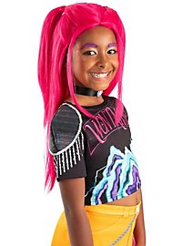 Disfraz De Pop Hunters Con Peluca Para Niñas – Atuendo De Cosplay De Cantante Con Chaqueta, Top Y Falda, Ideal Para Halloween Y Fiestas Temáticas