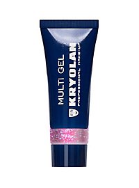 Kryolan Glittergel Rosa Grov