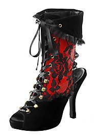 Lace Boots red 