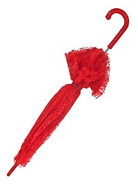 Lace Parasol red 