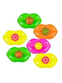 Læbefløjter I Forskellige Farver, 6 Stk