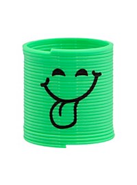 Lächelnde Slinky Federn in verschiedenen Farben, 6 Stück