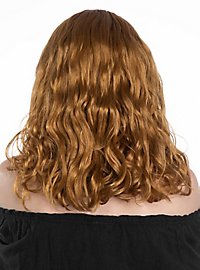 Langhåret Paryk Rødbrun Bølget