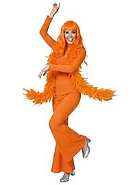 Langt Hår Orange Paryk