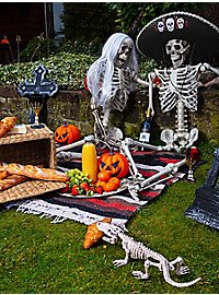 Lápida Calavera Voladora Decoración Halloween