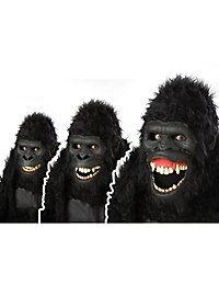 Large Monkey Costume with Movable Mask