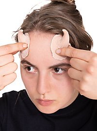 Latexhorn Dæmon Med Mastix Hudlim