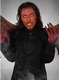 Latexhorn Dæmon Med Mastix Hudlim