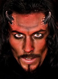 Latexhorn Dæmon Med Mastix Hudlim