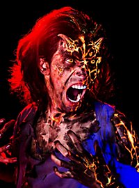 Latexhorn Dæmon Med Mastix Hudlim