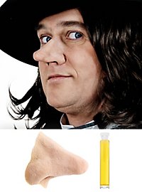 Latexnæse Cyrano Med Mastix Hudlim