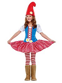 Lawn Gnome Kids Costume for Girls