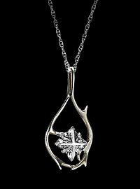Le Hobbit - Collier en argent de Tauriel avec pendentif