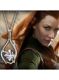 Le Hobbit - Collier en argent de Tauriel avec pendentif
